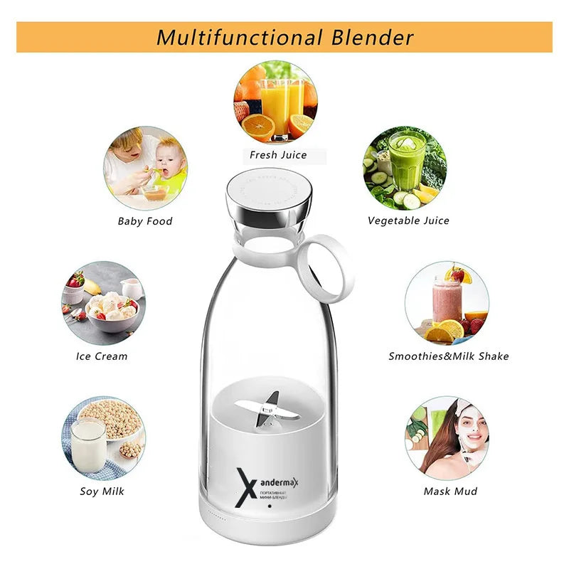 Portable Electric Juicer Blender v350ml