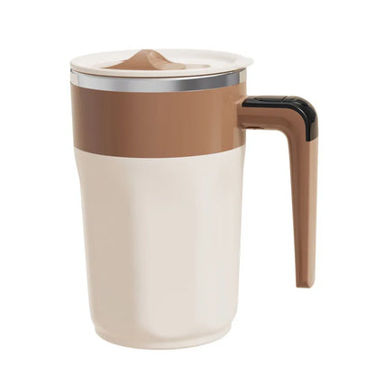 400ML Smart Mixing Cup LED Temperature Display Coffee Cup 316 Stainless Steel Magnetic Temperature Milk Coffee Self Stirring Mug